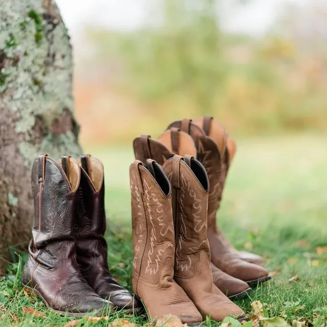 BOTA WEST COUNTRY FEMININA WESTERN FÓSSIL PINHÃO AREIA