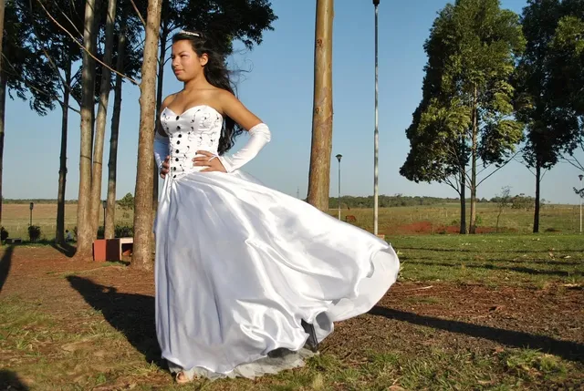 Alluring A-line Ruffles Tea-length Natural Dark Navy Prom Dresses 