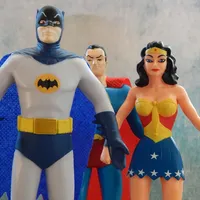Saleiro e Pimenteiro Superman e Mulher Maravilha