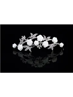Graceful Alloy with Rhinestone Wedding Bridal Tiara