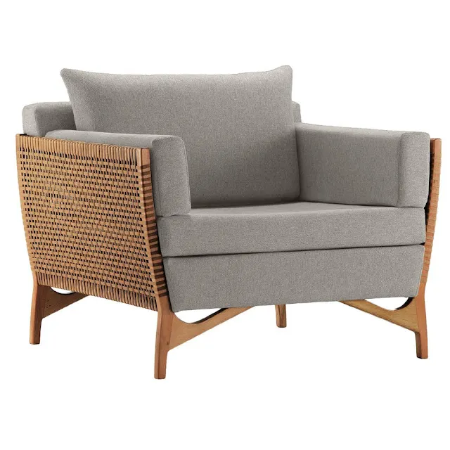 Poltrona Mylah Corda Náutica Fita Madeira Eucalipto Design by Daniela Ferro Design expressivo e ergonômico, a união da forma e função com conceito visual inovador. Peça artesanal feita de fibras naturais por experientes artesãos que cuidam de cada detalhe, para criar uma peça diferenciada. Mobiliário produzido por uma empresa com pilar construído entre a inspiração e o conhecimento na busca de algo legítimo e autêntico. Produto artesanal, cada peça é única, agregando ao ambiente a naturalidade da madeira e a expressividade do design. A linha Mylah trás a essência da trama artesanal feita pelos artesões nordestinos. A fita larga proporciona um efeito rústico e elegante, misturando a corda e a madeira. Design rústico e elegante, essa Poltrona Mylah é uma belissima opção para decorar o seu ambiente! A Poltrona Mylah é perfeita para incluir a natureza na decoração, com muito charme e conforto. Poltrona Mylah Corda Náutica Fita Madeira Eucalipto Design by Daniela Ferro Design expressivo e ergonômico, a união da forma e função com conceito visual inovador. Peça artesanal feita de fibras naturais por experientes artesãos que cuidam de cada detalhe, para criar uma peça diferenciada. Mobiliário produzido por uma empresa com pilar construído entre a inspiração e o conhecimento na busca de algo legítimo e autêntico. Produto artesanal, cada peça é única, agregando ao ambiente a naturalidade da madeira e a expressividade do design. A linha Mylah trás a essência da trama artesanal feita pelos artesões nordestinos. A fita larga proporciona um efeito rústico e elegante, misturando a corda e a madeira. Design rústico e elegante, essa Poltrona Mylah é uma belissima opção para decorar o seu ambiente! A Poltrona Mylah é perfeita para incluir a natureza na decoração, com muito charme e conforto.